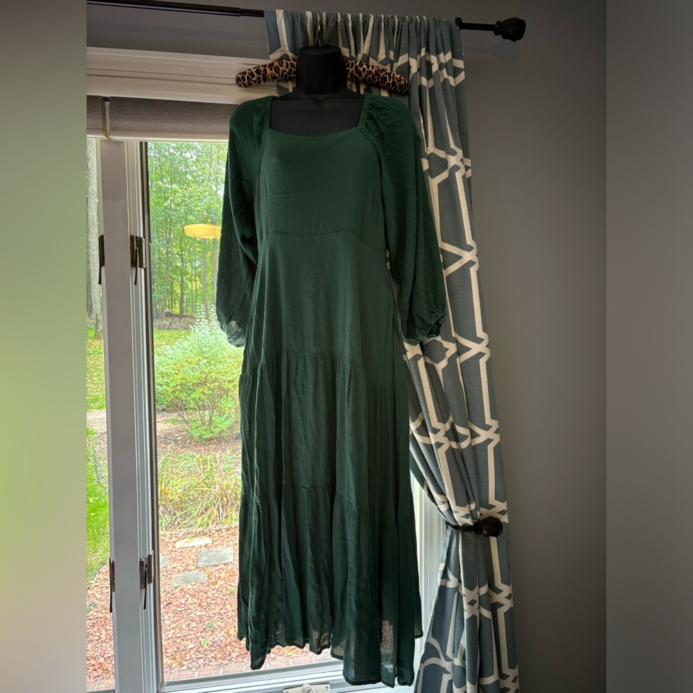 Emerald Green Dress - Size M